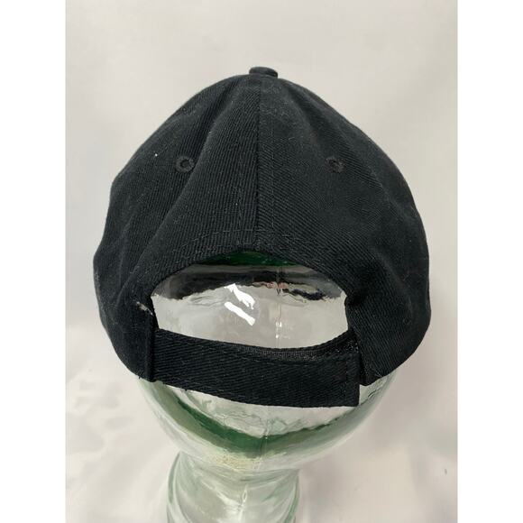 Snap On Tools Hat Mens One Size Black Embroidered Logo Spellout Strapback - Picture 4 of 7